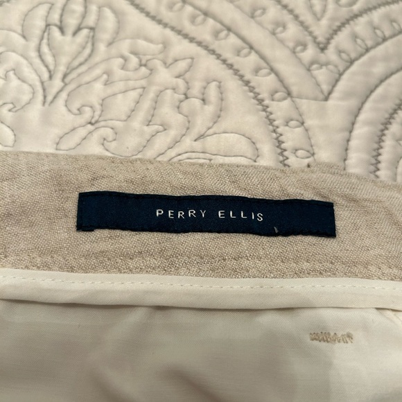 Perry Ellis Men’s Drawstring Linen Pant - 40” - Picture 8 of 10